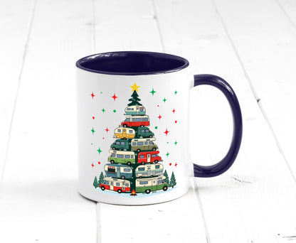 Camper | Camping Weihnachten Fahrzeuge Baumlichter v2 lustig Humor Geschenkidee