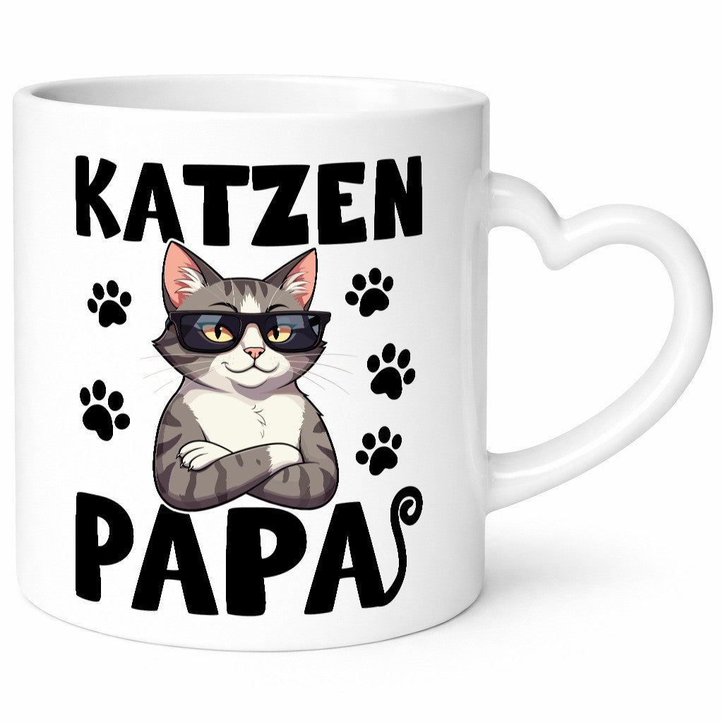 Katzen Papa | Katzenliebhaber Katze lustig Tierliebhaber Humor Geschenk Tasse