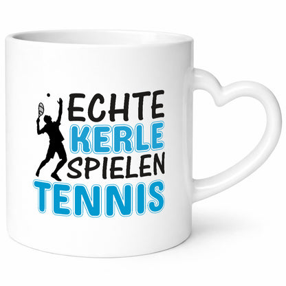 Echte Kerle spielen Tennis | Männer Tasse Sport Humor Geschenkidee