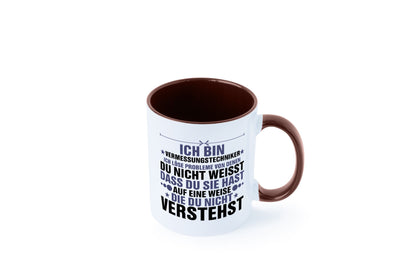 Löse Probleme: Vermessungstechniker | Techniker Humor Geschenkidee Tasse