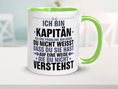 Löse Probleme: Kapitän | Schiffskapitän Schiff v2 Geschenk Humor Geschenkidee