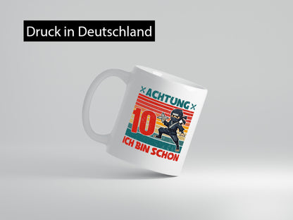 10. Geburtstag | 10 Jahre Ninja Kindergeburtstag lustig Geschenkidee Geschenk