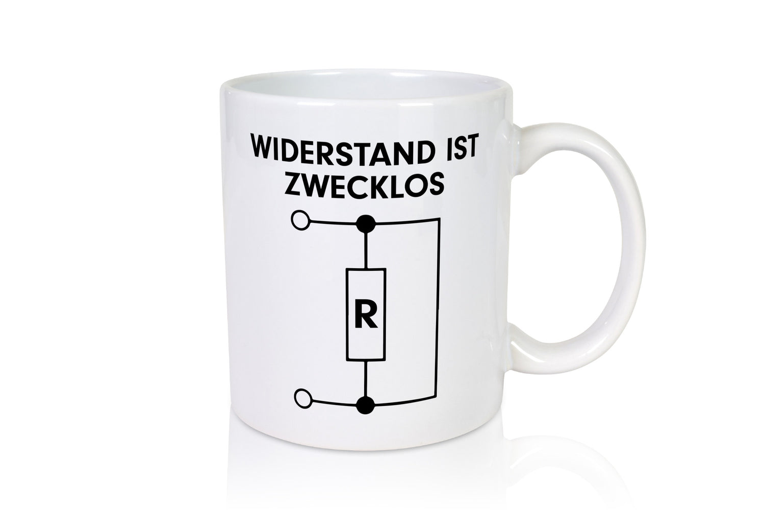 Wiederstand ist Zwecklos Geschenk Humor Geschenkidee lustiger Spruch Tasse