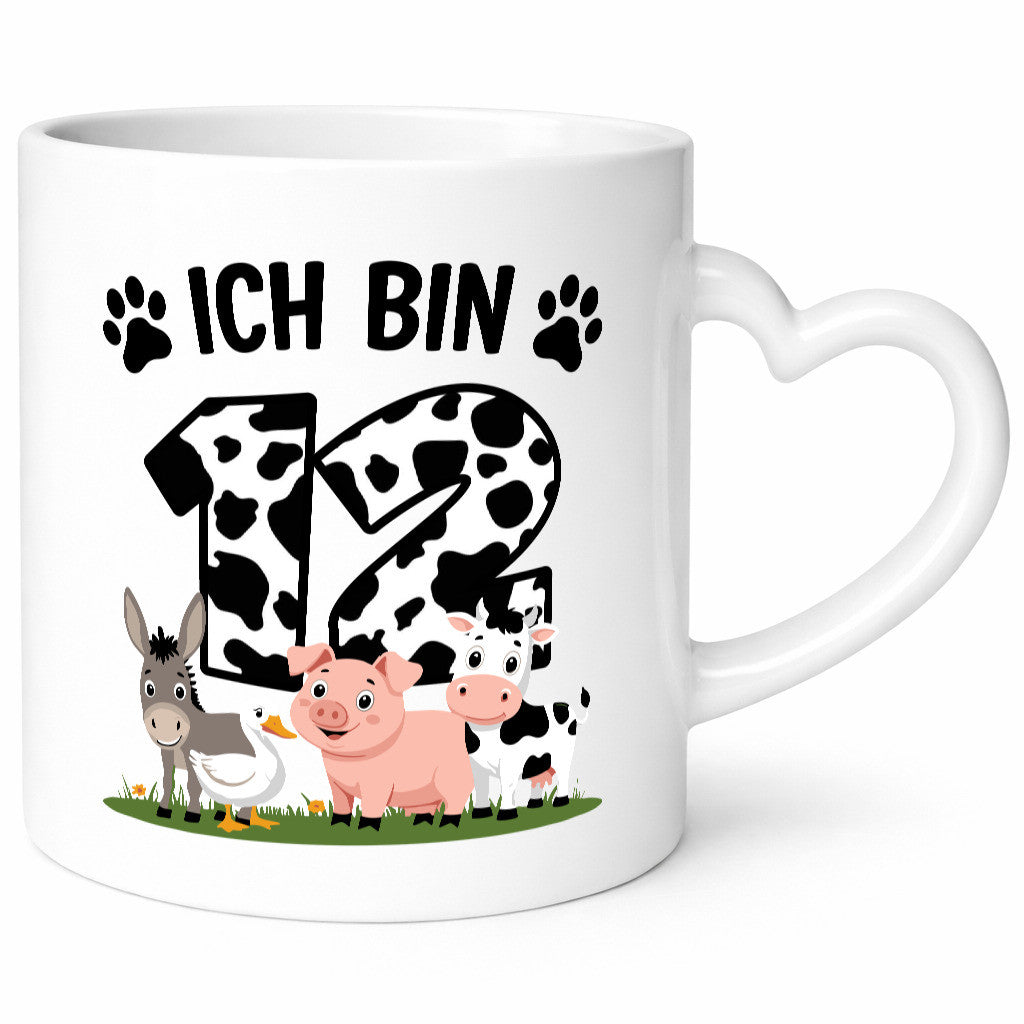 12 Geburtstag | Jahre Farmer Kind Humor Geschenkidee Tasse
