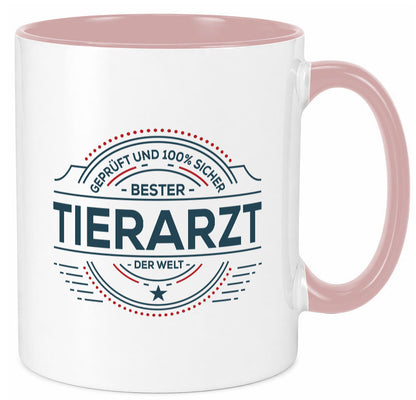 Geprüft und sicher: Tierarzt | Tiermedizin Mediziner Humor Tierliebhaber