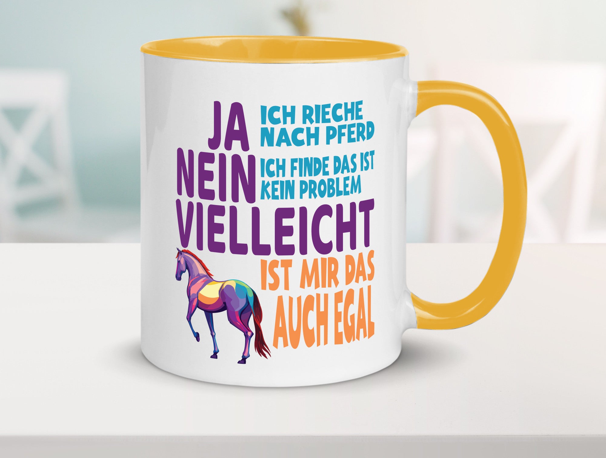 Ja ich Rieche nach Pferd | Reiten Pferdestall lustiger Spruch Geschenk Humor