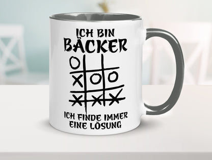 Ich bin Bäcker finde immer eine Lösung | Meister lustig Humor Geschenkidee