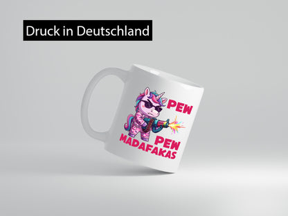 Pew Madafakas vl7 Geschenkidee Humor Tasse