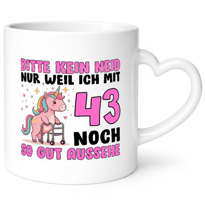 43. Geburtstag | 43 Jahre Mit noch so gut aussehen lustiger Spruch Geschenk