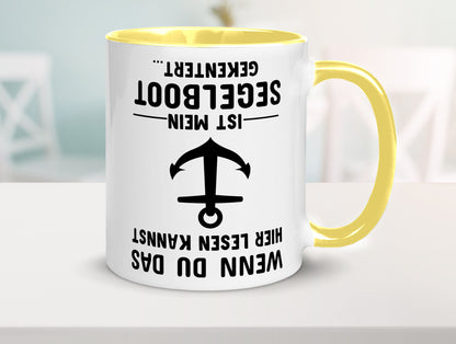 Segler Tasse | Segelboot Humor Kapitän Spruch Witz Geschenkidee