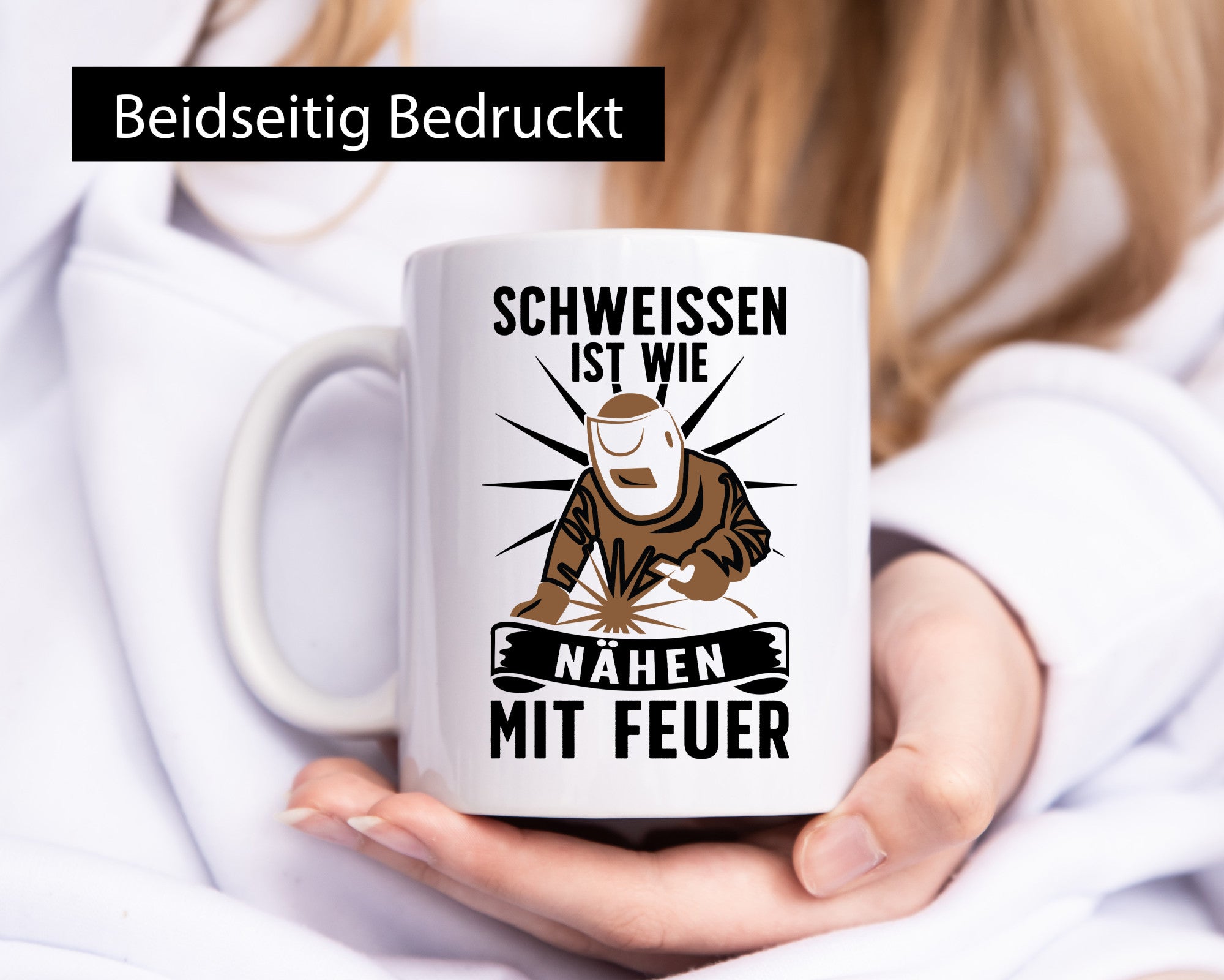 Schweissen, nähen mit Feuer | Schweisser lustig Humor Geschenkidee Geschenk