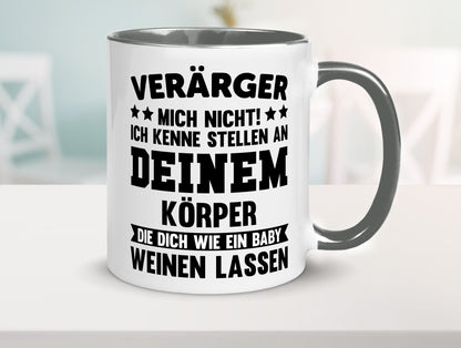 Ärger mich nicht ich kenne stellen da tut es weh. | Rache Geschenk Humor