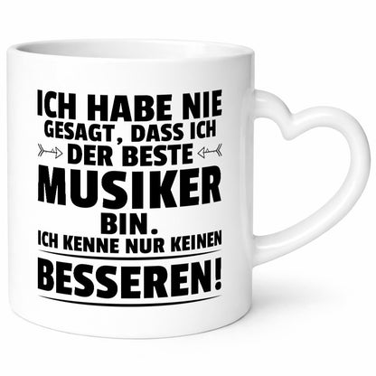 Der Beste Musiker | Musik Musikant Geschenkidee Humor Tasse