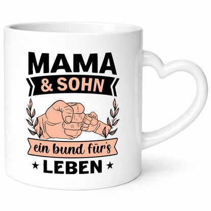 Mama und sohn ein bund fürs leben | Muttertag lustiger Spruch Geschenk Familie