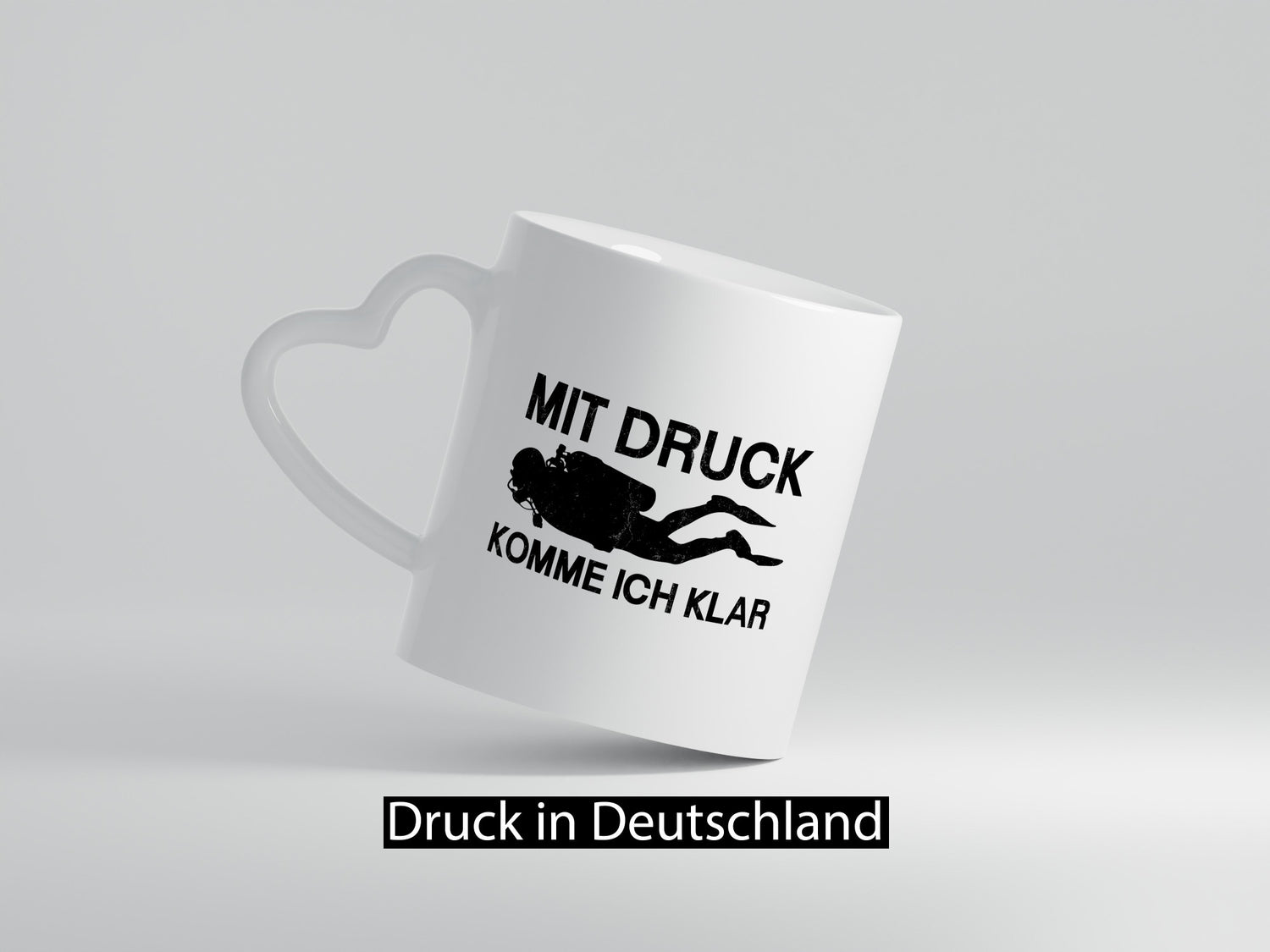 Mit Druck komme ich klar | Taucher lustiger Spruch Geschenk Humor Geschenkidee