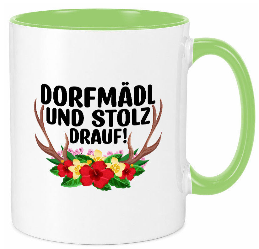 Dorfmädel und stolz drauf | Dorfkind Dorf v2 Geschenkidee Humor Tasse