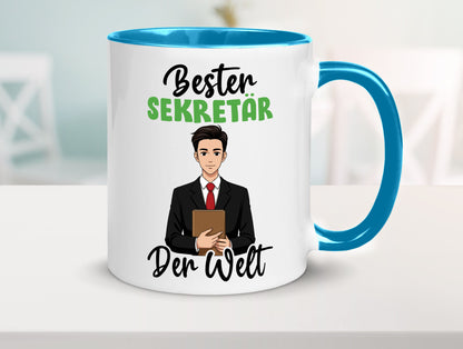 Bester Sekretär | Büro v2 lustiger Spruch Geschenk Arbeit Kollegen Tasse