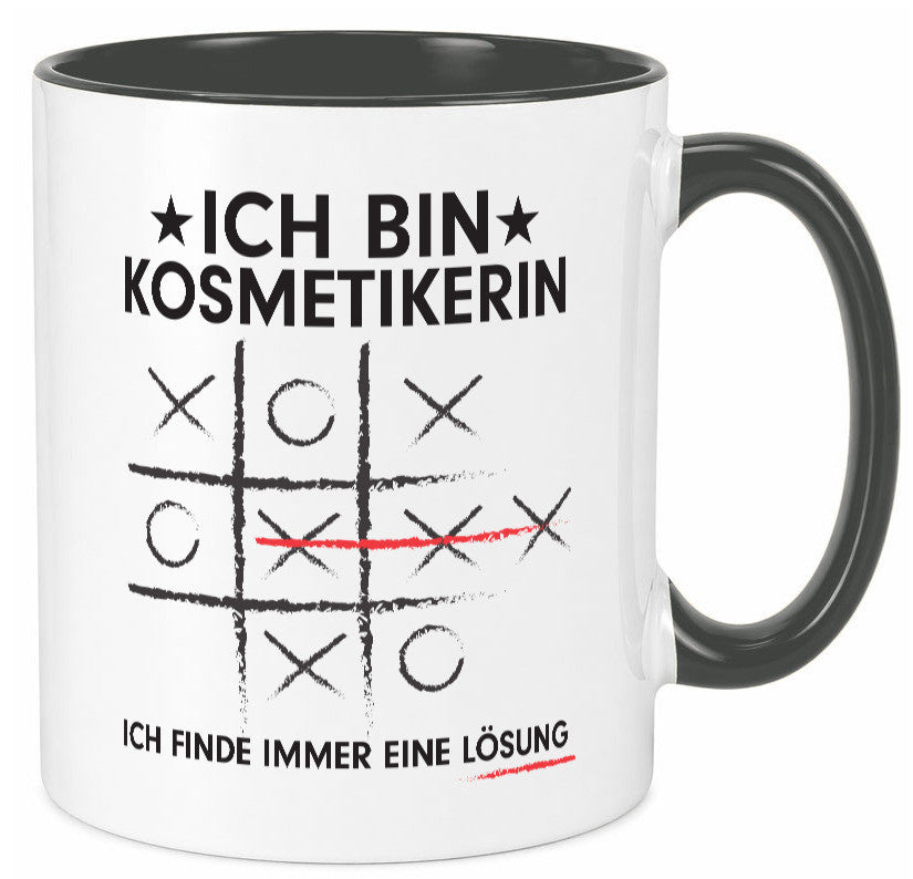 Löse Probleme: Kosmetikerin | Kosmetik Stylistin Geschenk Humor Geschenkidee