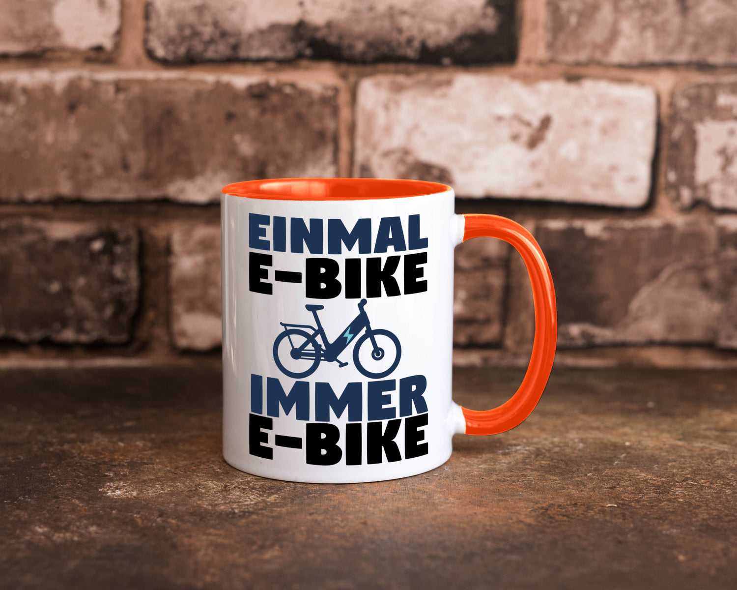 E-Bike Fahrer | Radfahrer Tasse Fahrrad Elektrorad lustiger Spruch Geschenk