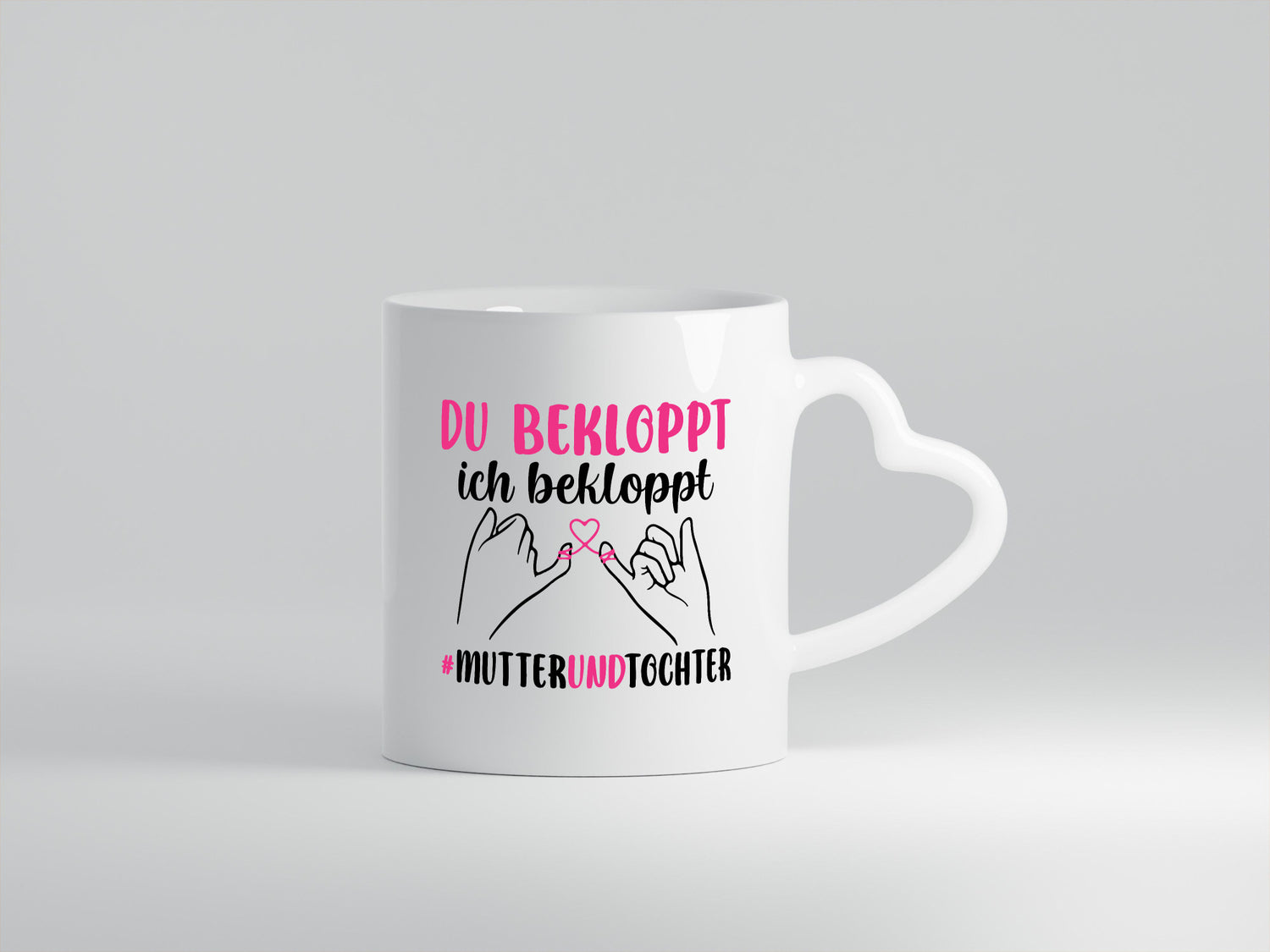 Wir sind bekloppt | mutter und Tocher Muttertag Humor Familie Geschenkidee Tasse