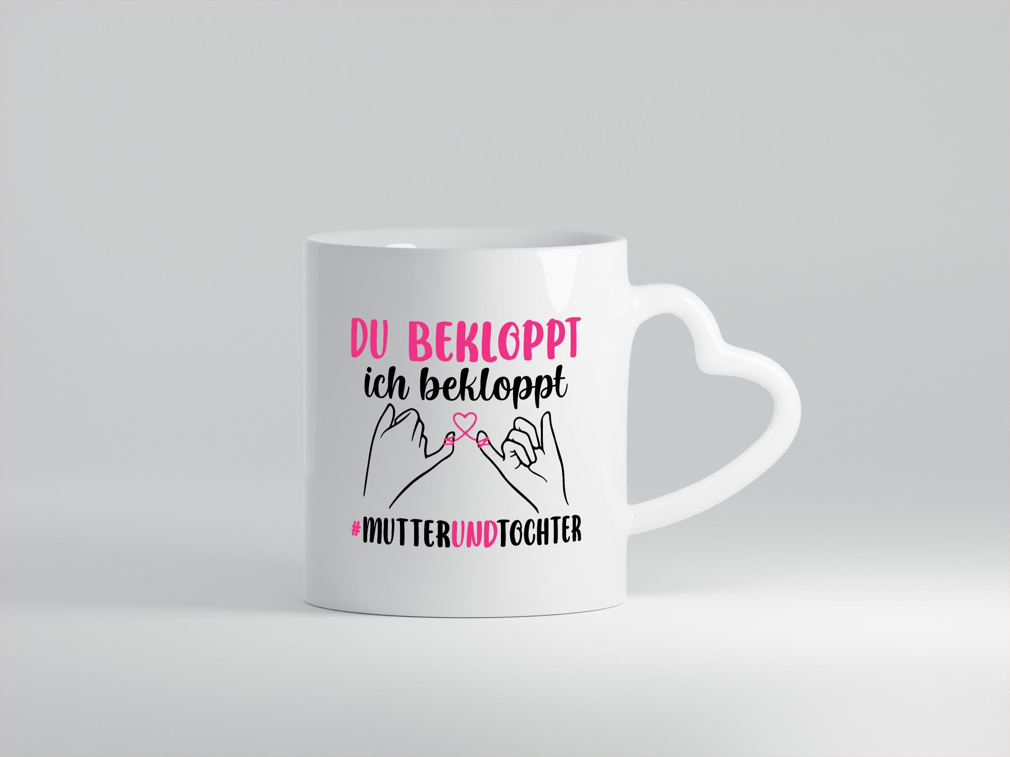 Wir sind bekloppt | mutter und Tocher Muttertag Humor Familie Geschenkidee Tasse