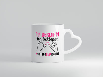 Wir sind bekloppt | mutter und Tocher Muttertag Humor Familie Geschenkidee Tasse