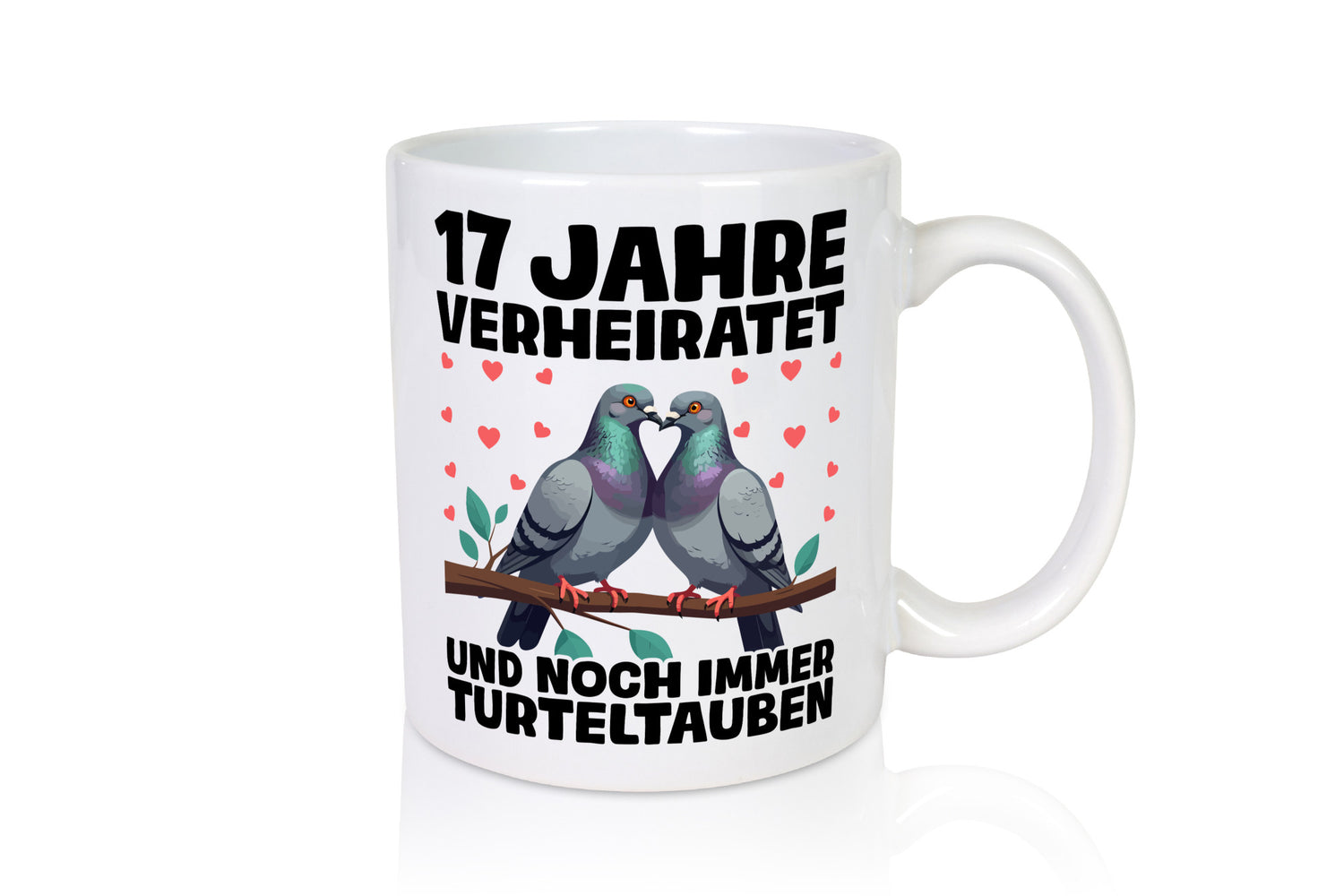 17 Jahre verheiratet | Turteltauben Ehe Ehepaar lustig Humor Geschenkidee