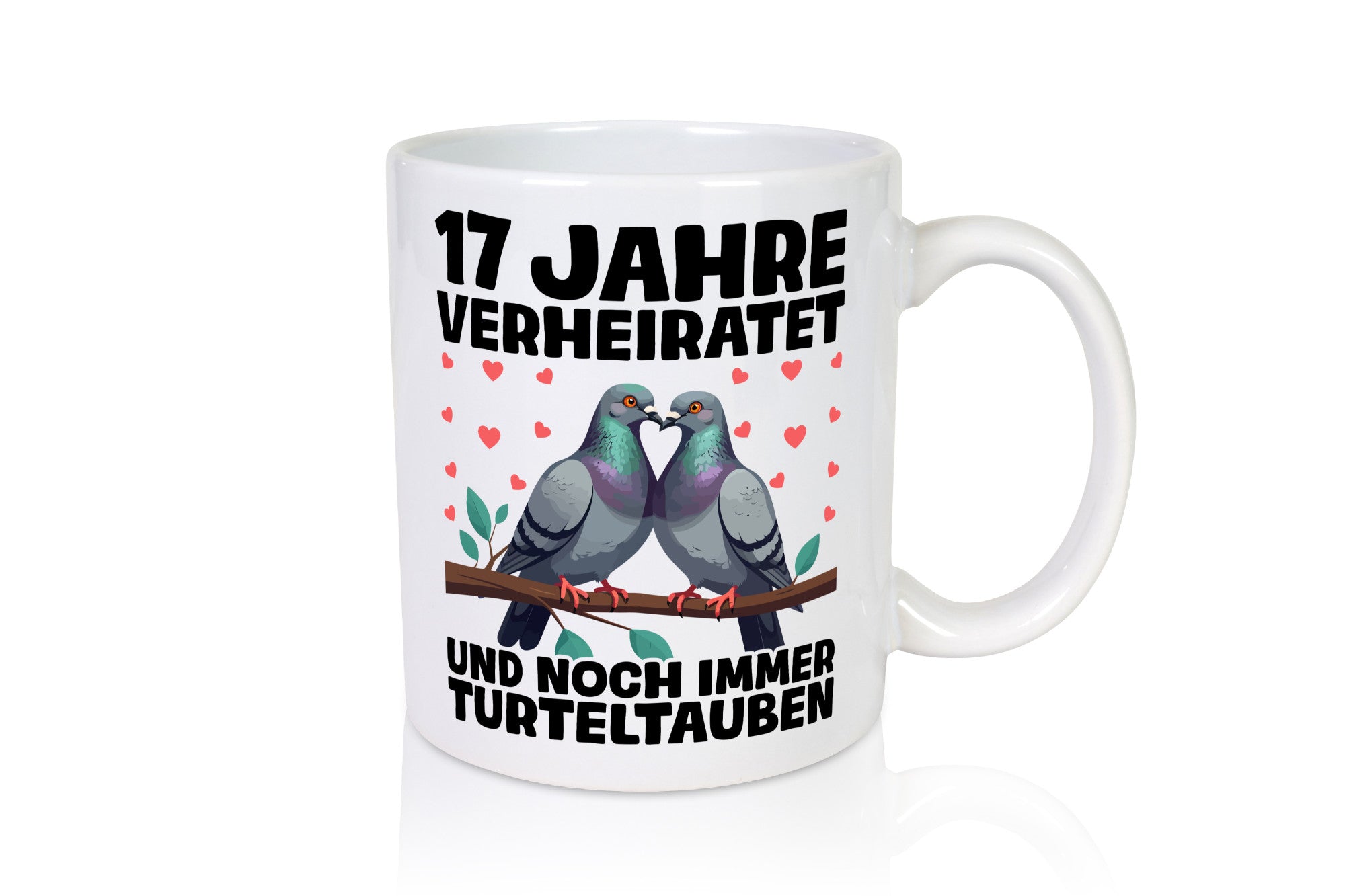 17 Jahre verheiratet | Turteltauben Ehe Ehepaar lustig Humor Geschenkidee