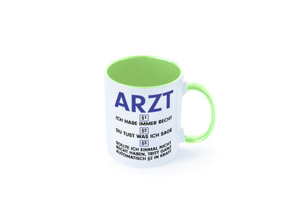 Ich habe immer Recht Arzt | Medizin Doktor Facharzt v2 Humor Geschenkidee Tasse