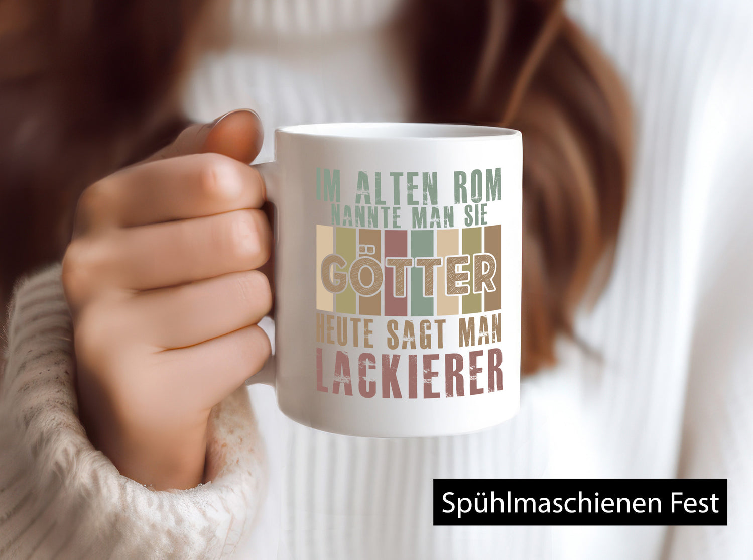 Heute sagt man: Lackierer | Definition lackieren Geschenkidee Humor Tasse
