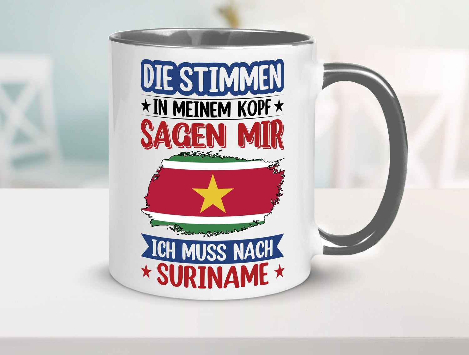 Suriname | Urlaub Stimmen in meinem Kopf Traumland v2 Geschenk Humor