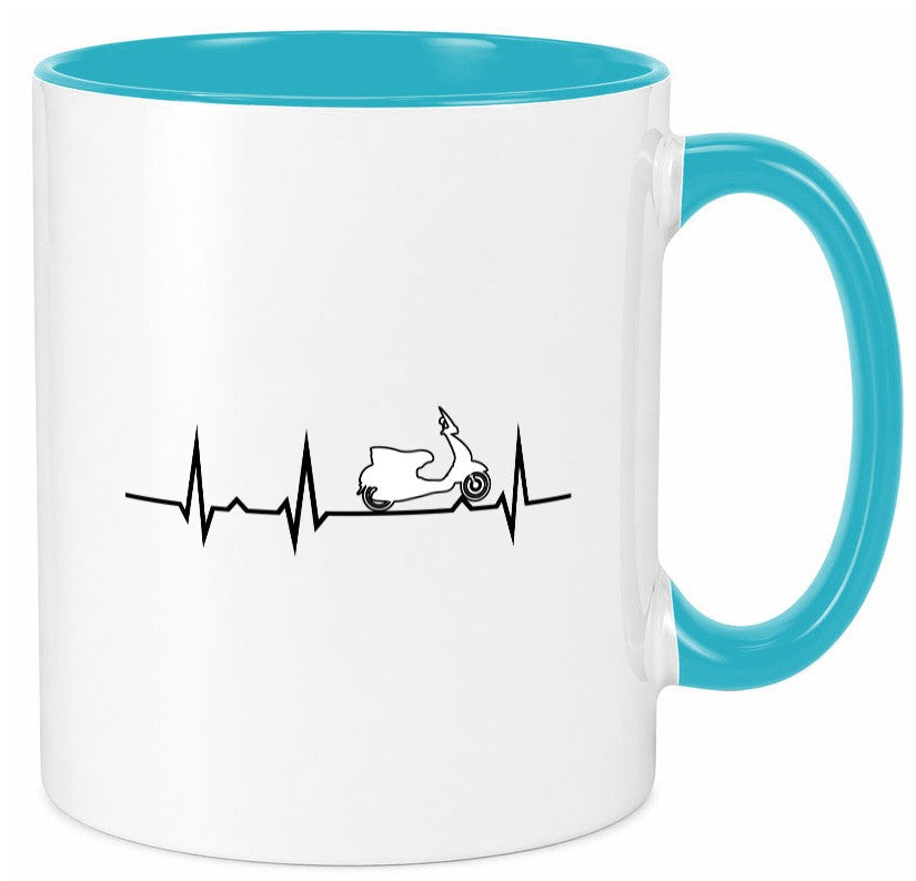Moped Fahrer | Motiv Roller Mofa Motor-Fahrrad Humor Geschenkidee Tasse