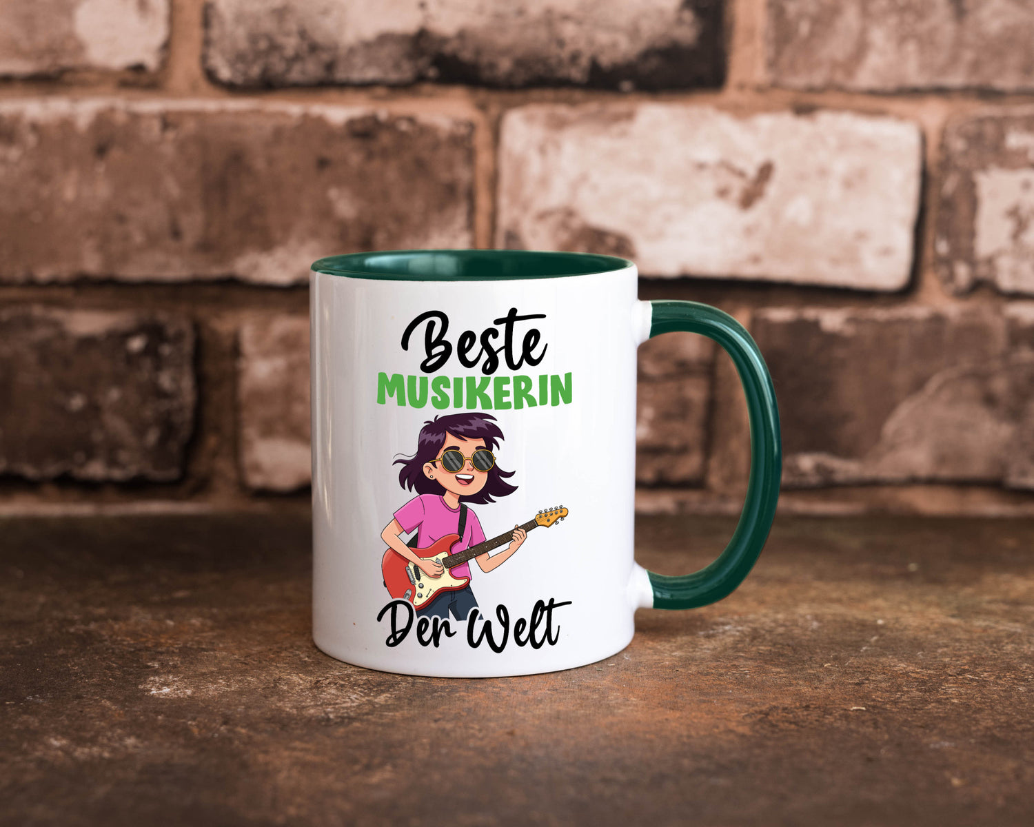 Beste Musikerin | Musik Musikantin v2 Geschenkidee Humor Tasse