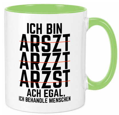 Ich bin Arzt | Rechtschreibung Klinik lustiger Spruch lustig Humor Geschenkidee