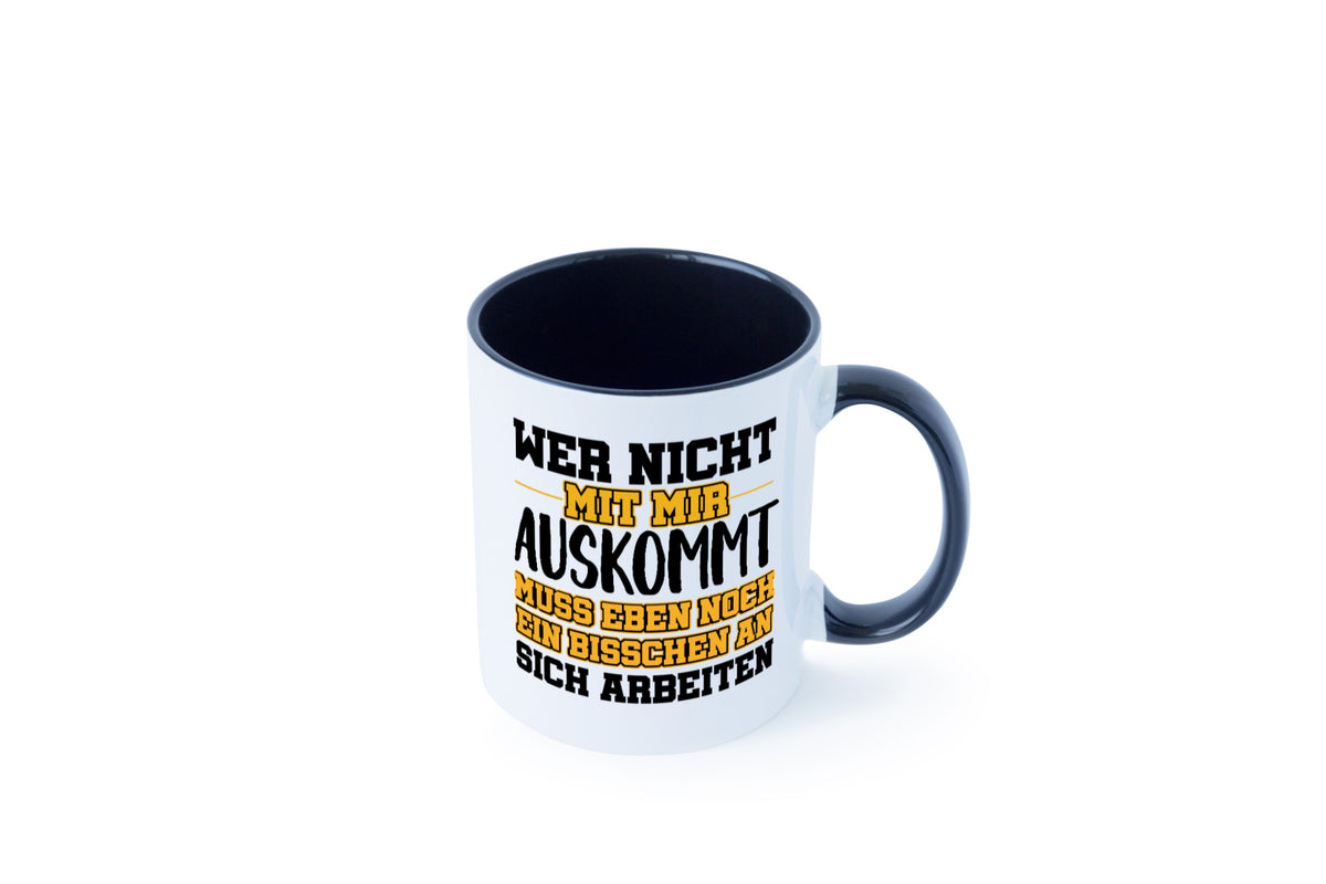 An sich Arbeiten Humor Arbeit Kollegen Büro Geschenkidee Tasse