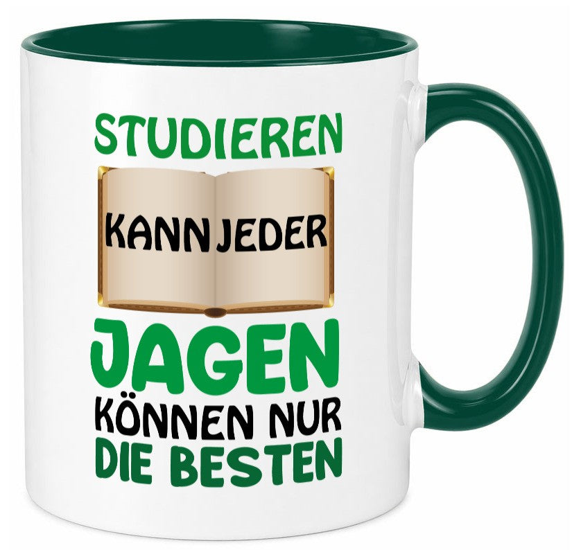 Nur die besten Jäger Humor Geschenkidee Tasse