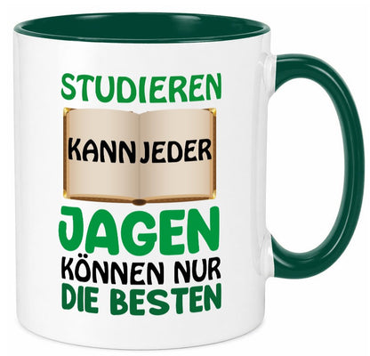 Nur die besten Jäger Humor Geschenkidee Tasse