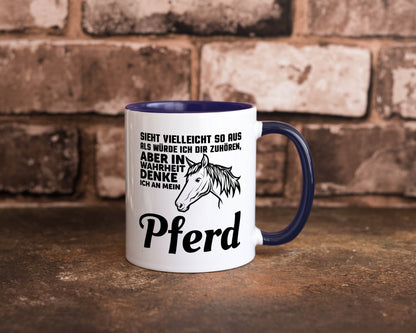 Pferde Spruch | Reiterin Tasse Pferdesport Reiten Humor Geschenkidee