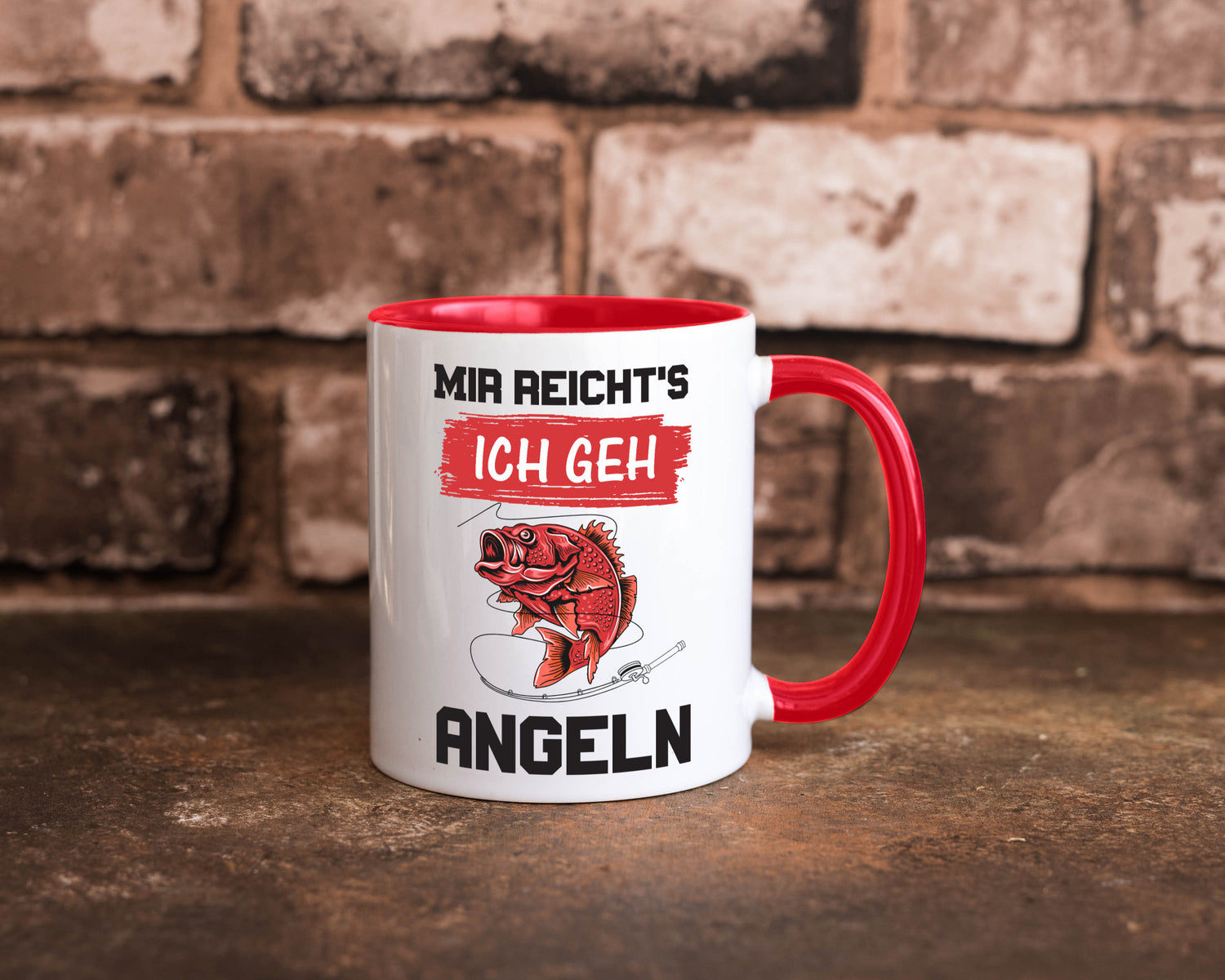 Ich geh angeln | Angler Tasse Fisch Fischer Humor lustig Geschenkidee Geschenk