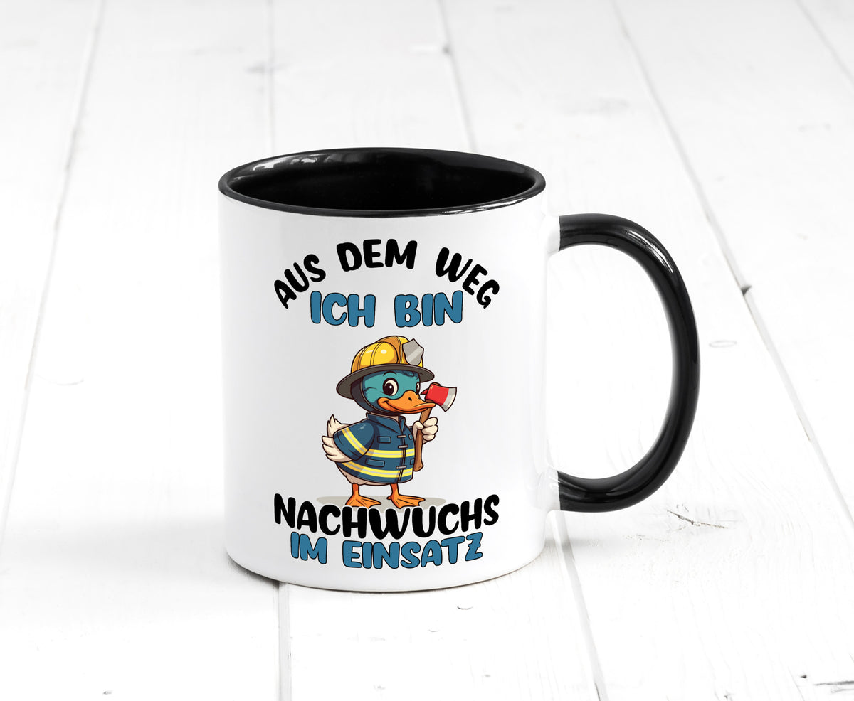 THW nachwuchs | Technische Hilfe Hilfswerk aus dem weg Geschenkidee Humor Tasse