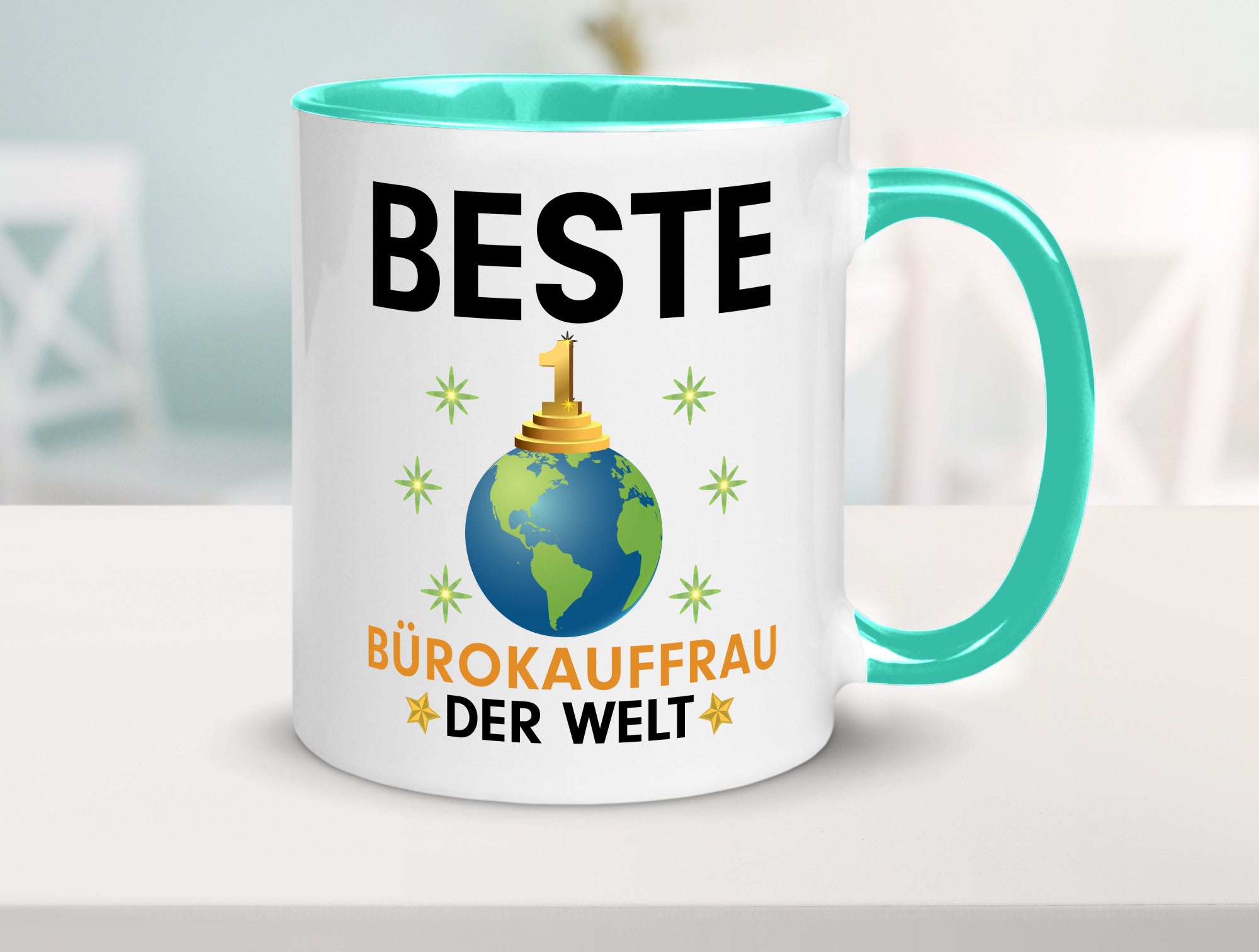 Welt Beste Bürokauffrau | Kauffrau Geschenk Arbeit Kollegen Büro lustiger