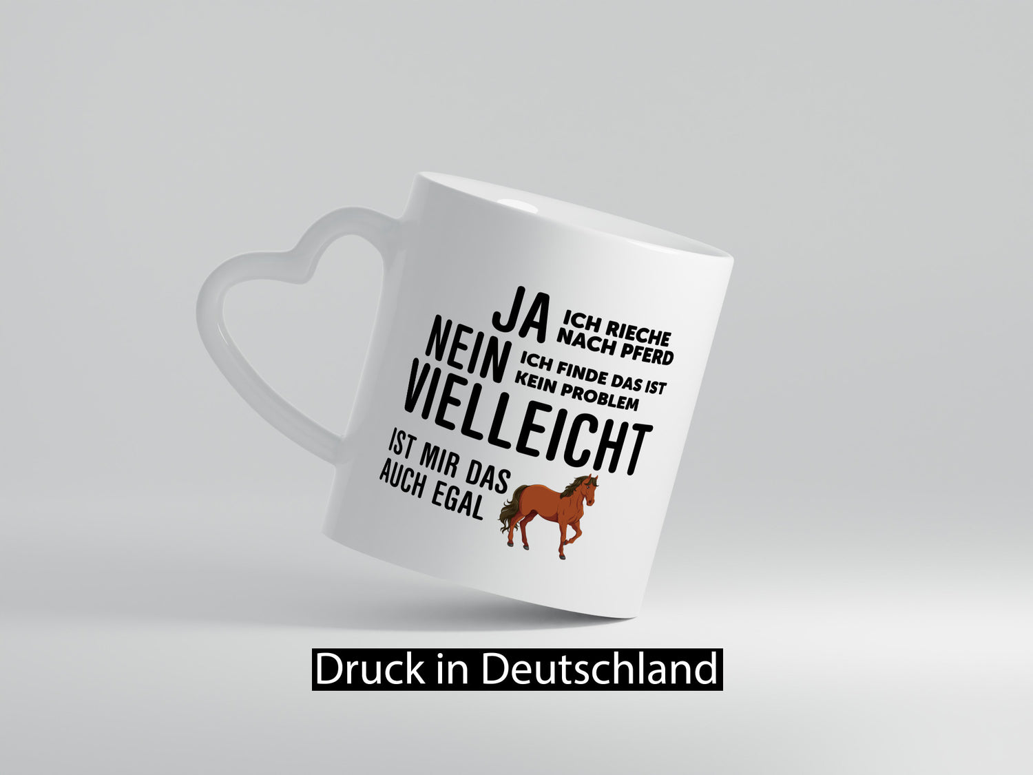 Ja ich rieche nach Pferd | Ist mir egal liebe Pferde Geschenkidee Humor Tasse