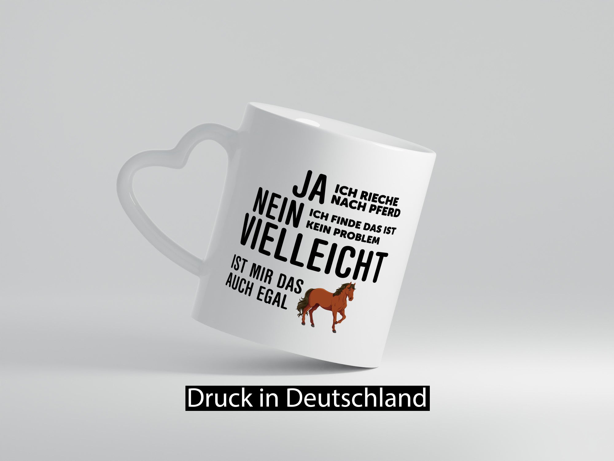 Ja ich rieche nach Pferd | Ist mir egal liebe Pferde Geschenkidee Humor Tasse