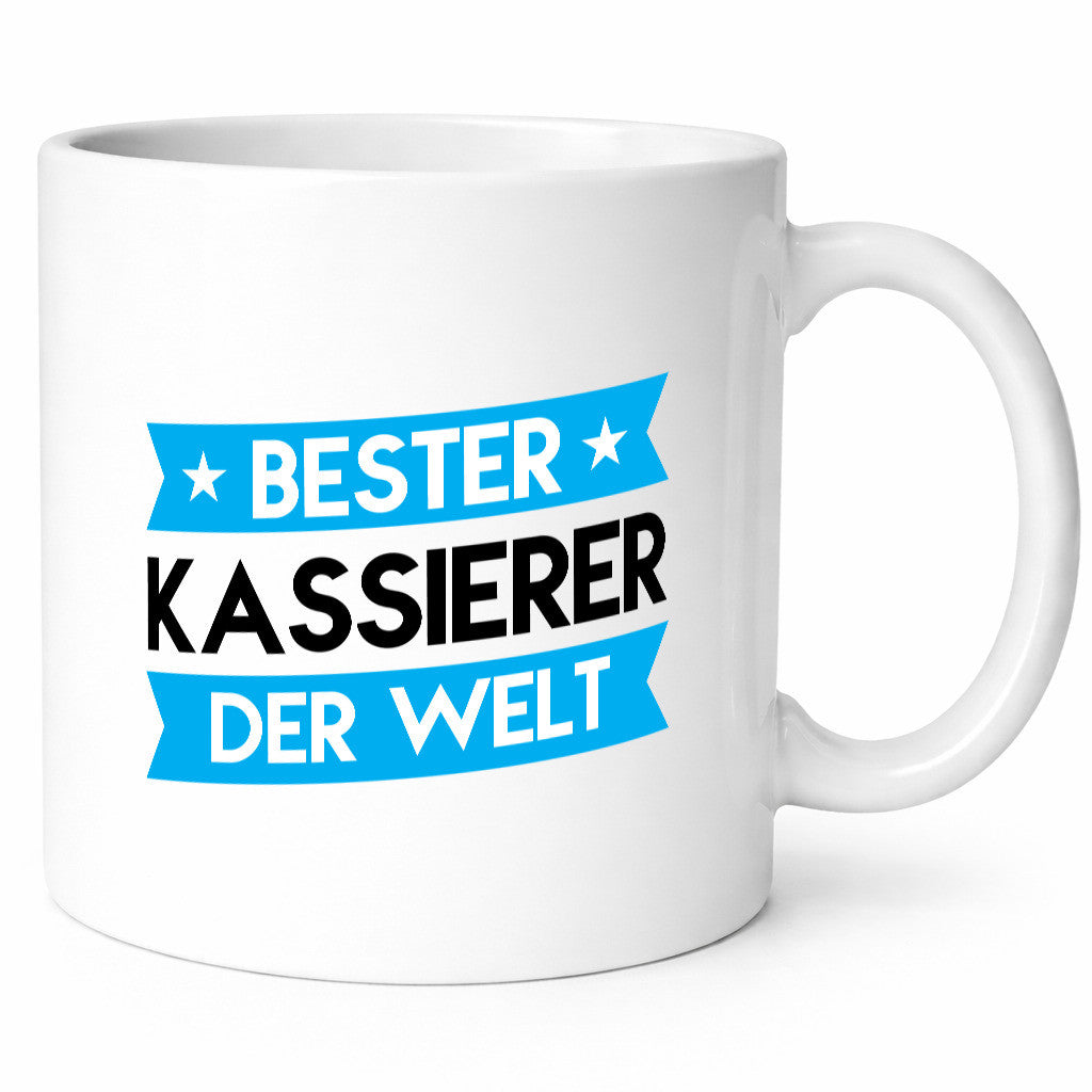 Bester Kassierer lustiger Spruch Geschenk Humor Geschenkidee Tasse