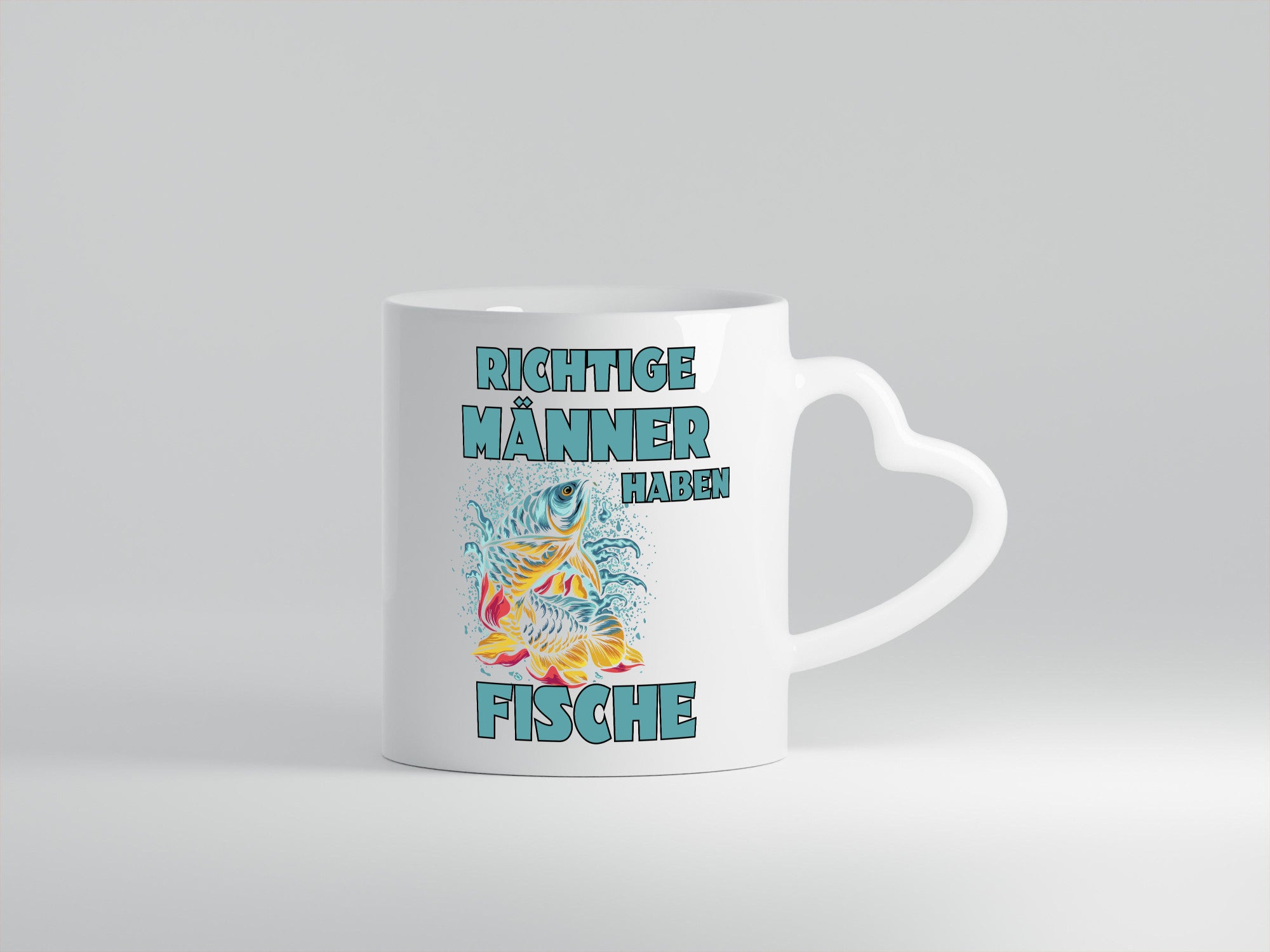 Richtige Männer haben Fische | Aquarium Humor Geschenkidee Tasse