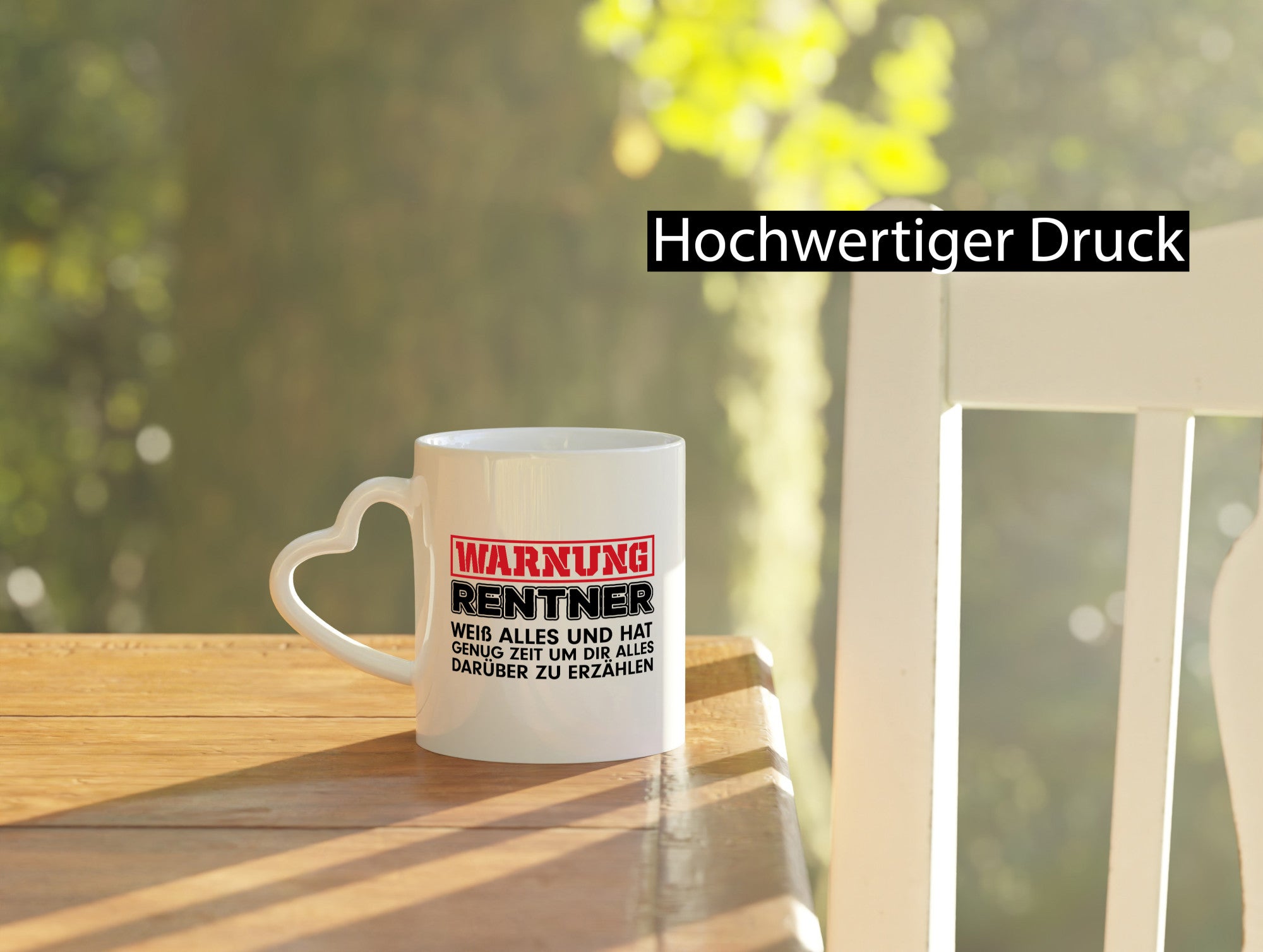 Rentner weiß alles | Rente Tasse Ruhestand Humor lustig Jubiläum Geschenk