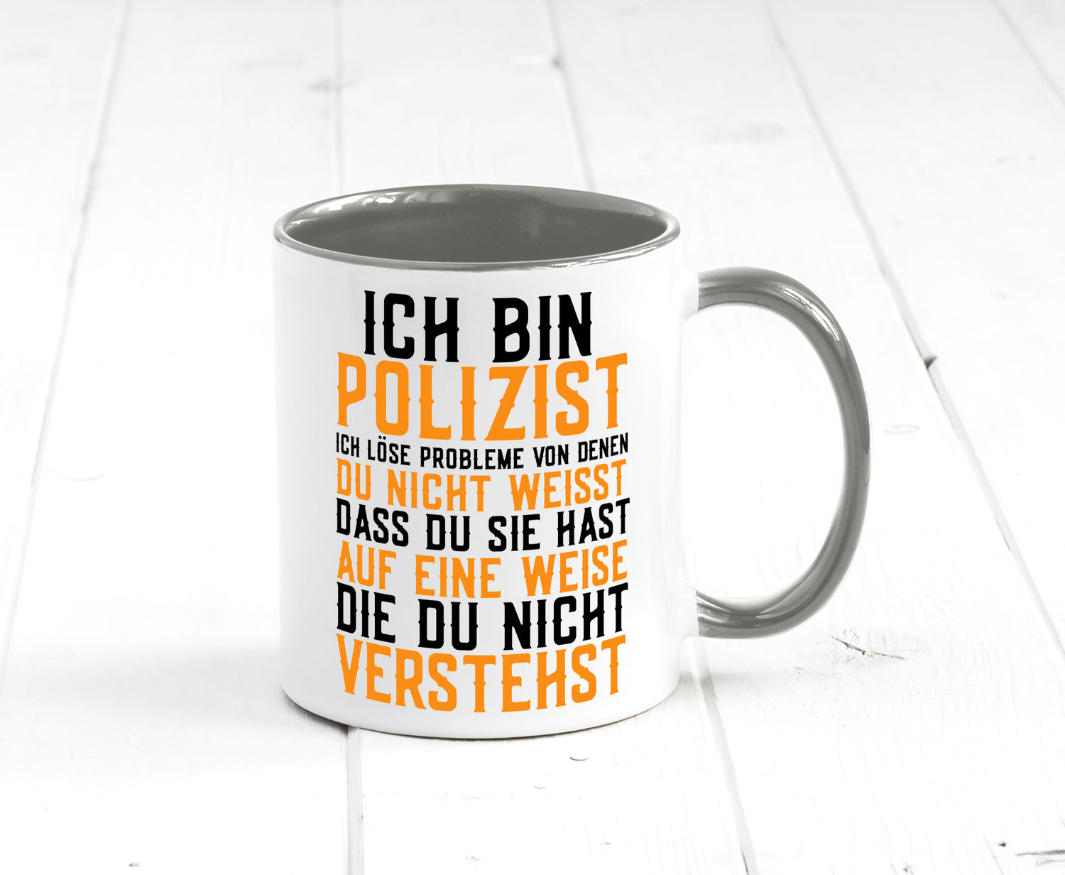 Ich bin Polizist | Polizei Beruf Job lustiger Spruch Geschenk Arbeit Kollegen