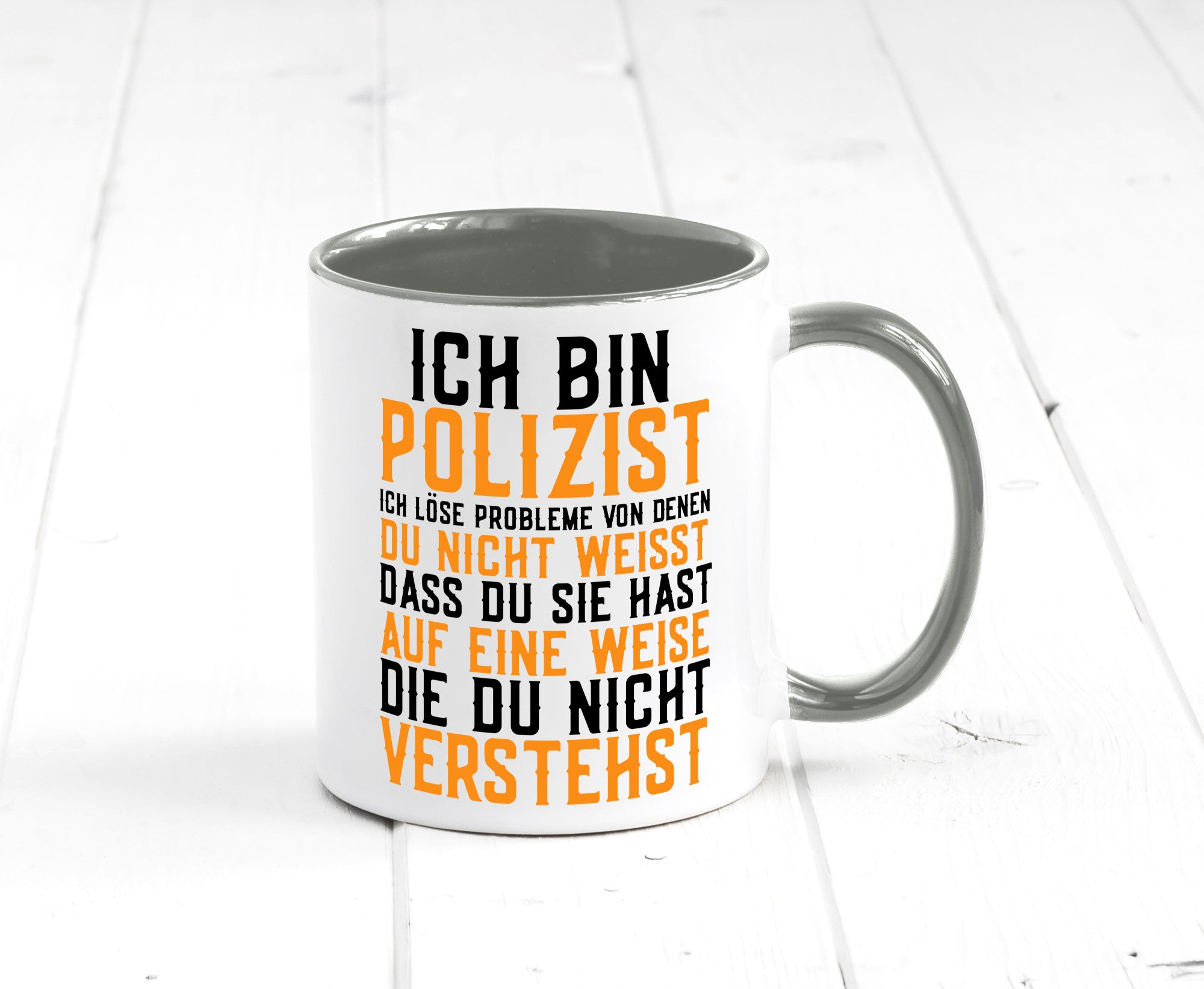 Ich bin Polizist | Polizei Beruf Job lustiger Spruch Geschenk Arbeit Kollegen