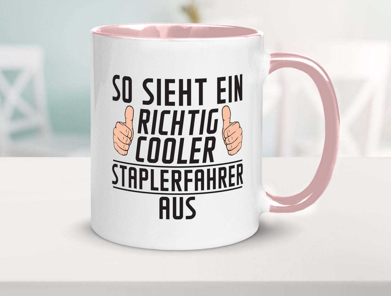 Richtig Cooler Staplerfahrer | Gabelstapler Fahrer Humor Geschenkidee Tasse