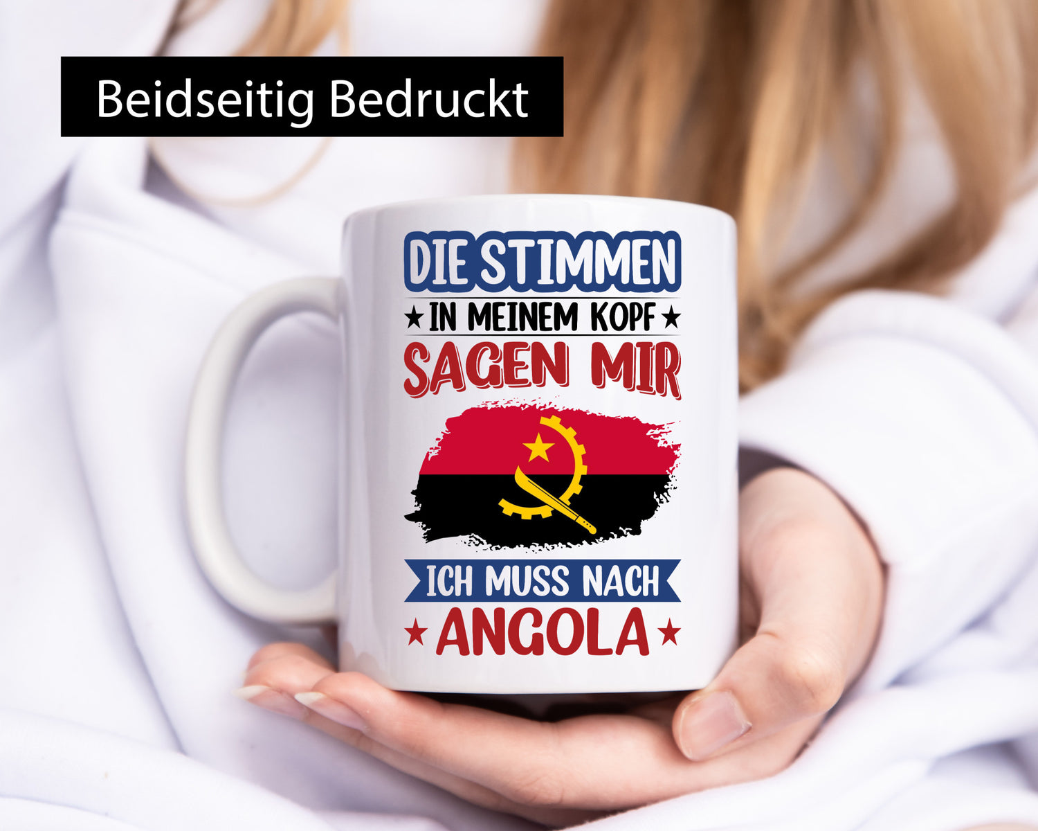 Angola | Urlaub Stimmen in meinem Kopf Traumland lustig Humor Geschenkidee